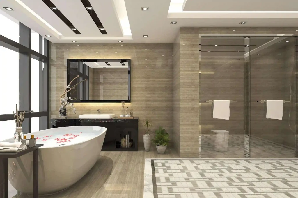 high-end bathroom design trends